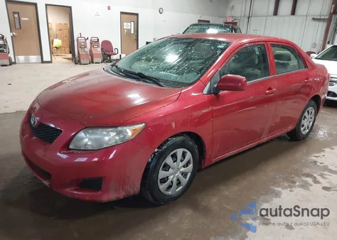 2009 Toyota Corolla Le из США, поврежденный, VIN JTDBL40E99J018586